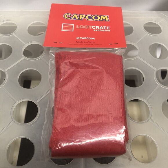 Street Fighter Red Headband Loot Crate Exclusive Capcom Collectible Bandana New - Picture 3 of 3